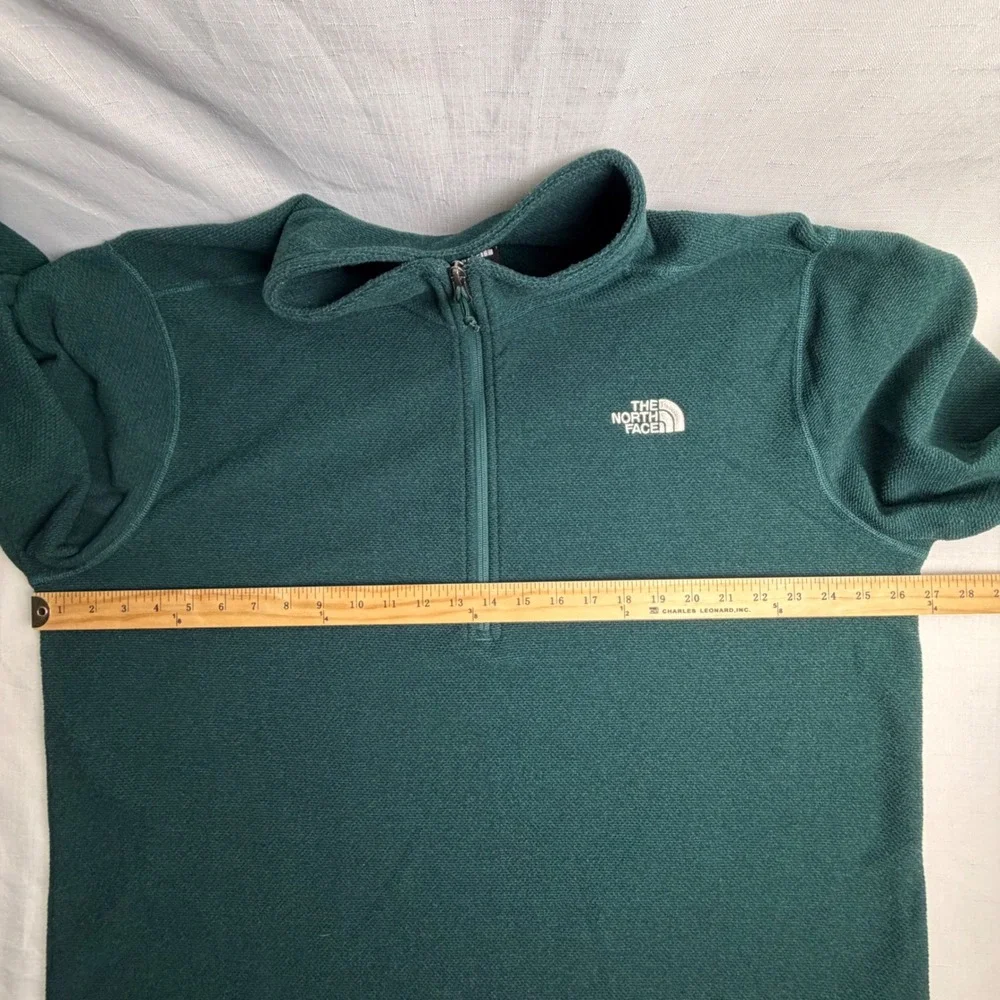 The North Face Quarter Zip Fleece Pullover Mens XXL Dark Green NF0A3YR1D7V
